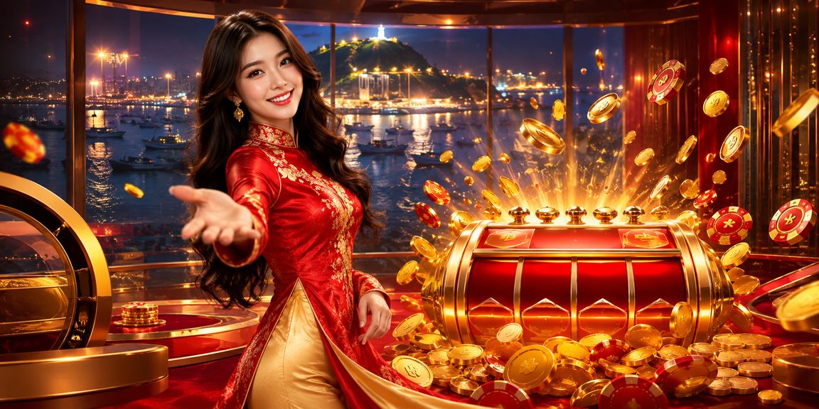 Người dùng Vũng Tàu trong trang phục áo dài tham gia cá cược và nhận khuyến mãi trực tuyến